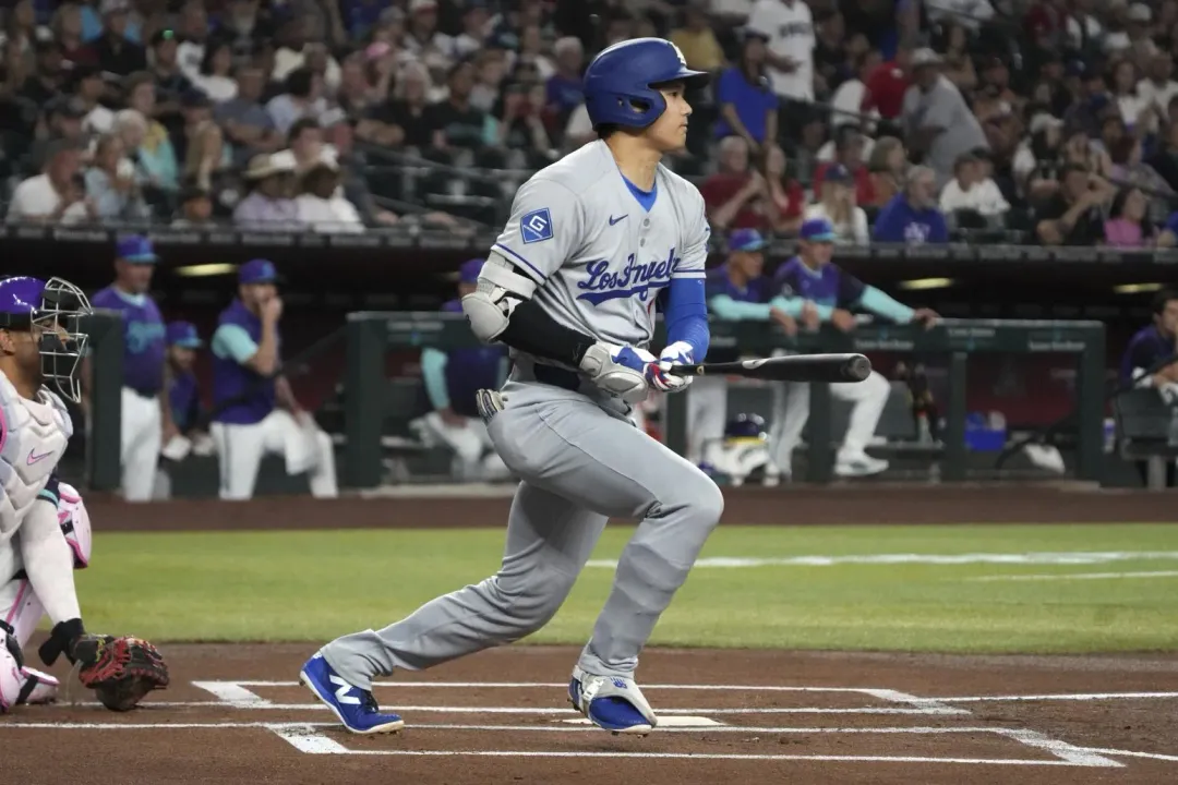 大谷翔平3打數1安打。（圖／美聯社）
