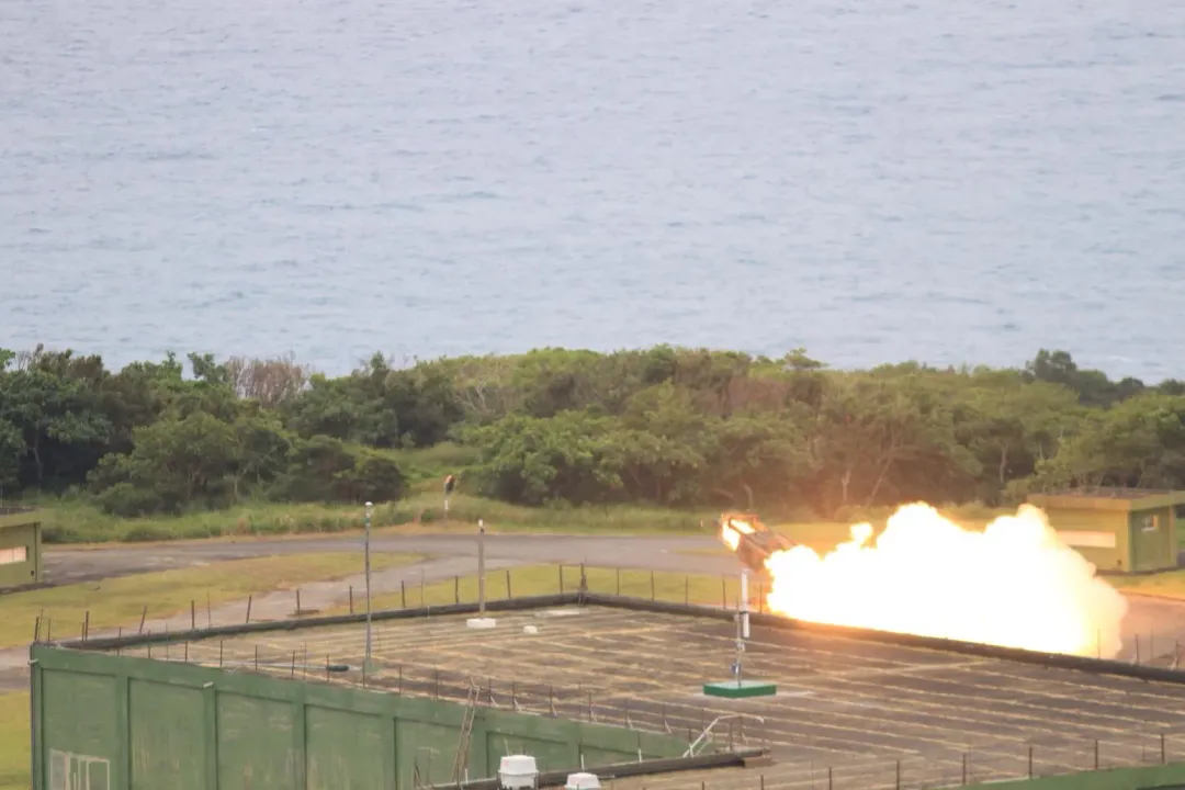 第58砲指部HIMARS實彈射擊。(圖/宋玉寧攝)