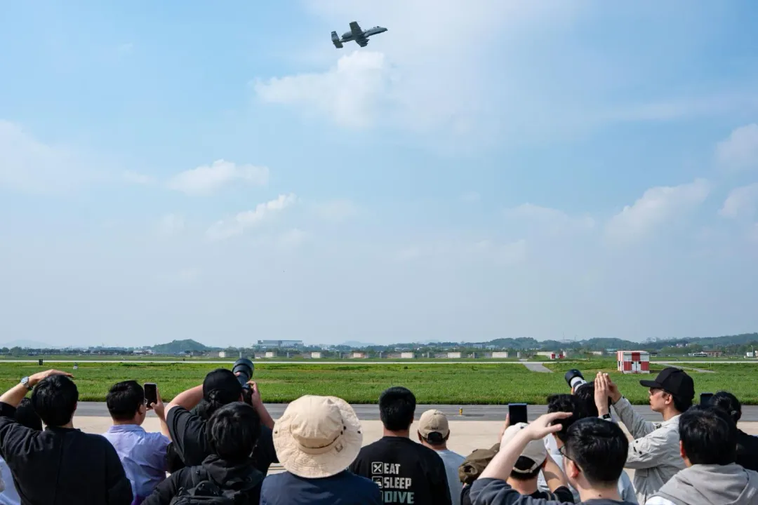 今年駐韓美軍烏山基地開放情形。(圖/美國空軍)