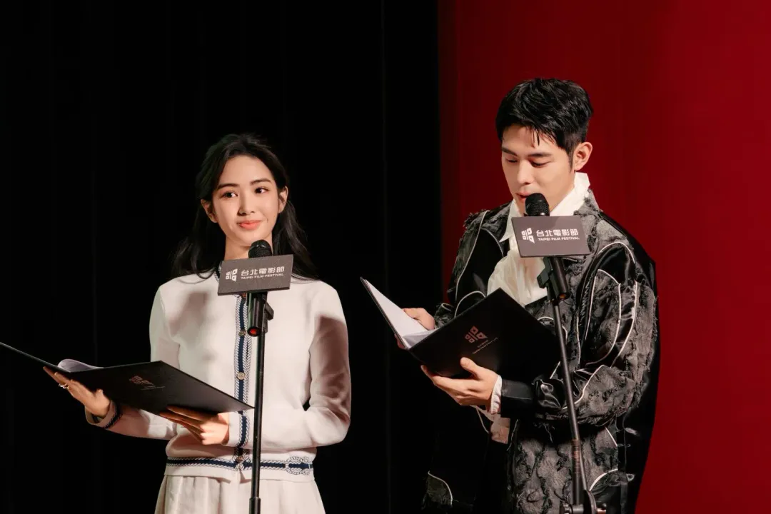 雷嘉汭（左）詹懷雲（右）擔任第27屆台北電影獎入圍揭獎嘉賓。（圖／台北電影節 提供）
