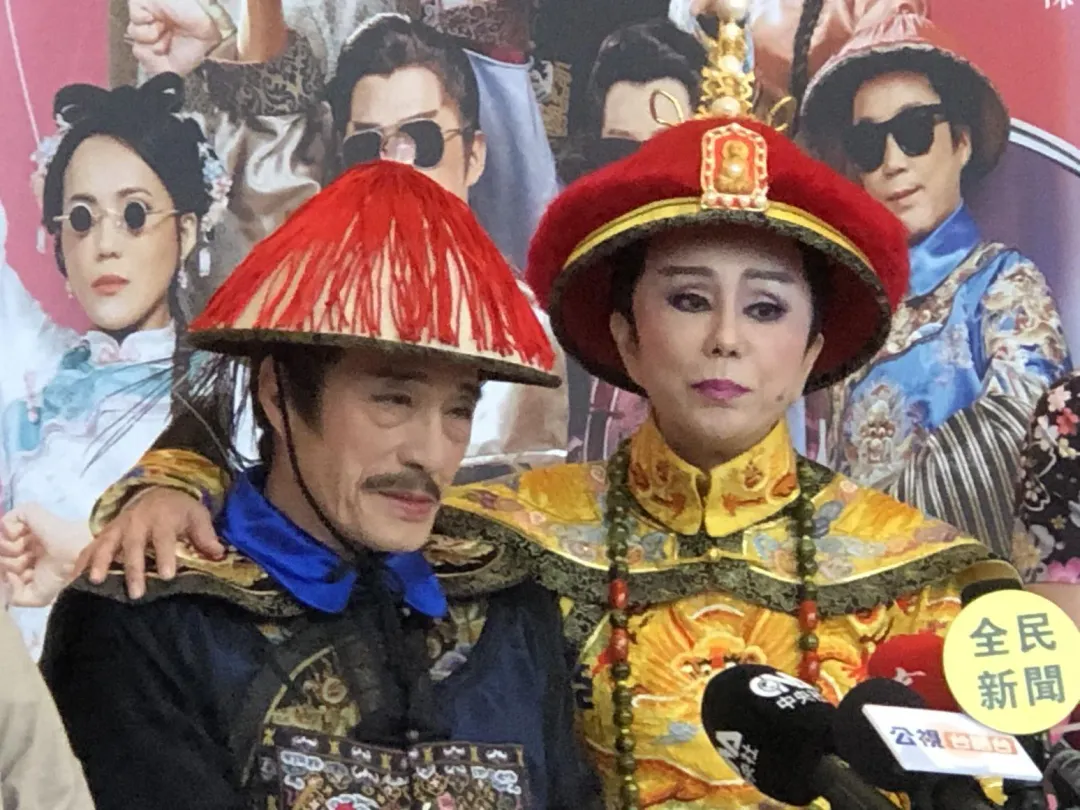 孫翠鳳（右）坦言此次能夠與孫榮輝（左）再度合作相當開心。（圖／記者郭竹倩 攝）