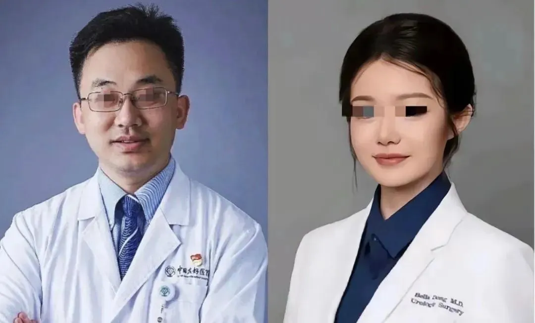 當事人肖飛與董襲瑩。（圖／翻攝微博）
