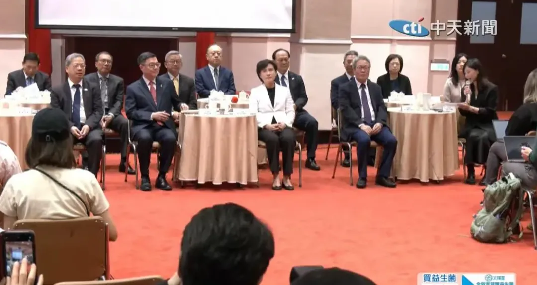 行政院長卓榮泰舉行就任將屆滿一年記者會。（圖／中天新聞）