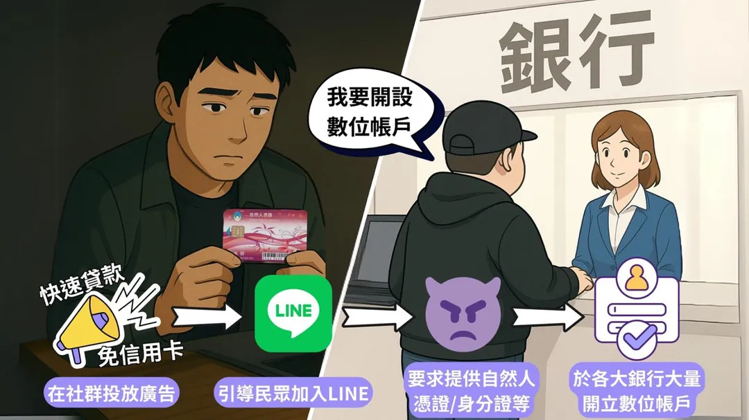 新型態詐騙手法。（圖／警方提供）