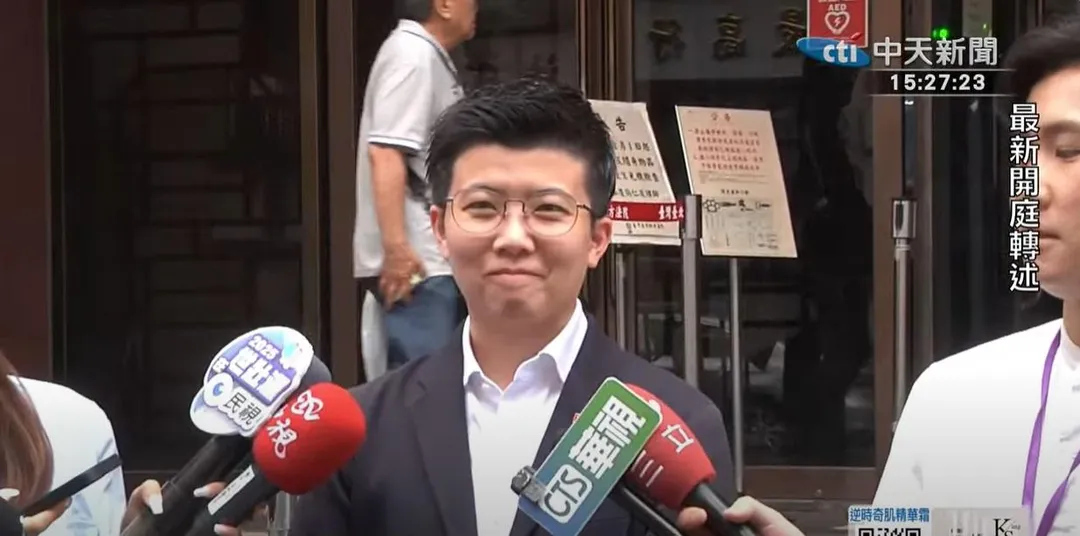 苗博雅指羅智強聲援宋建樑（穿納粹服諷刺民進黨）遭羅提告求償（攝自中天新聞）