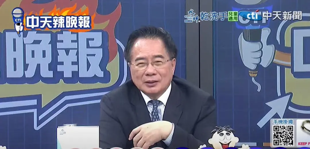 前立委蔡正元虧基金會董事長游盈隆這分數是灌水的吧!(圖/中天新聞)