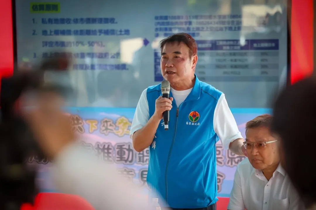 苗栗縣長鍾東錦希望賴政府能支持設置苗栗科學實驗中學，配合總統賴清德在選舉期間提出推動桃竹苗大矽谷計畫的政見。（圖／取自鍾東錦臉書）