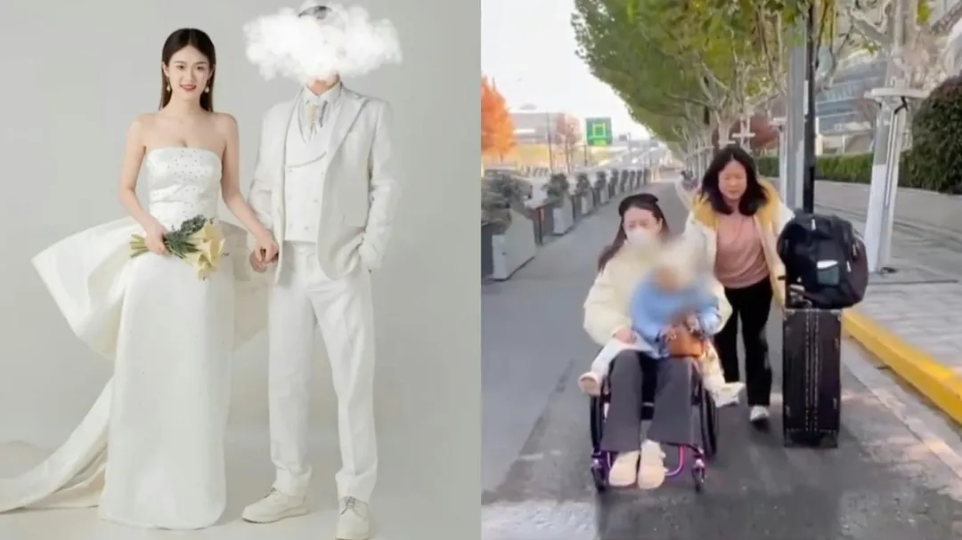陸癱瘓網紅李尚軒被扮假富豪的醫生求婚後捲款千萬逃跑。(圖/翻攝微博)