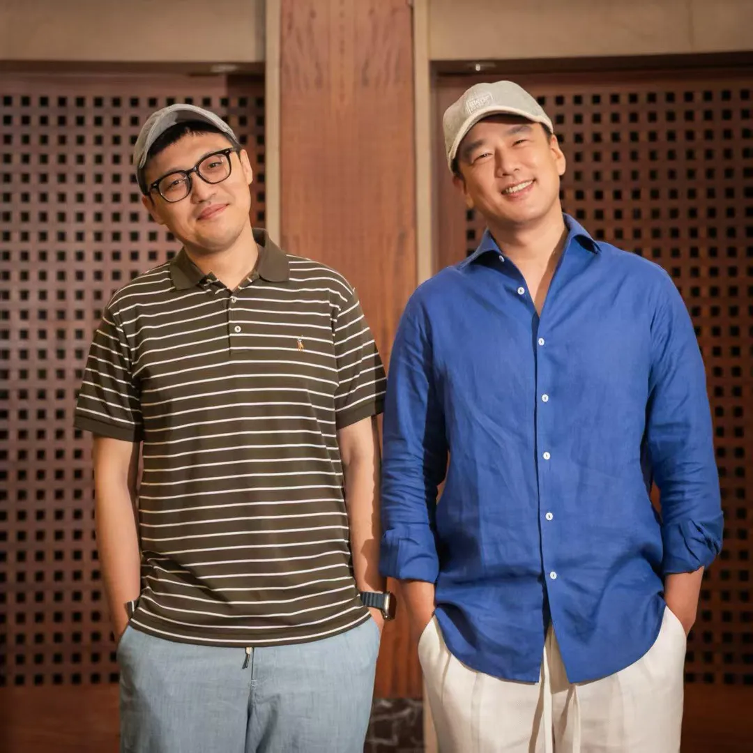 王耀慶（右）和導演蘇彪（左）為了電影《“騙騙”喜歡你》來台參加影展。（圖／兩岸電影展 &nbsp;提供）