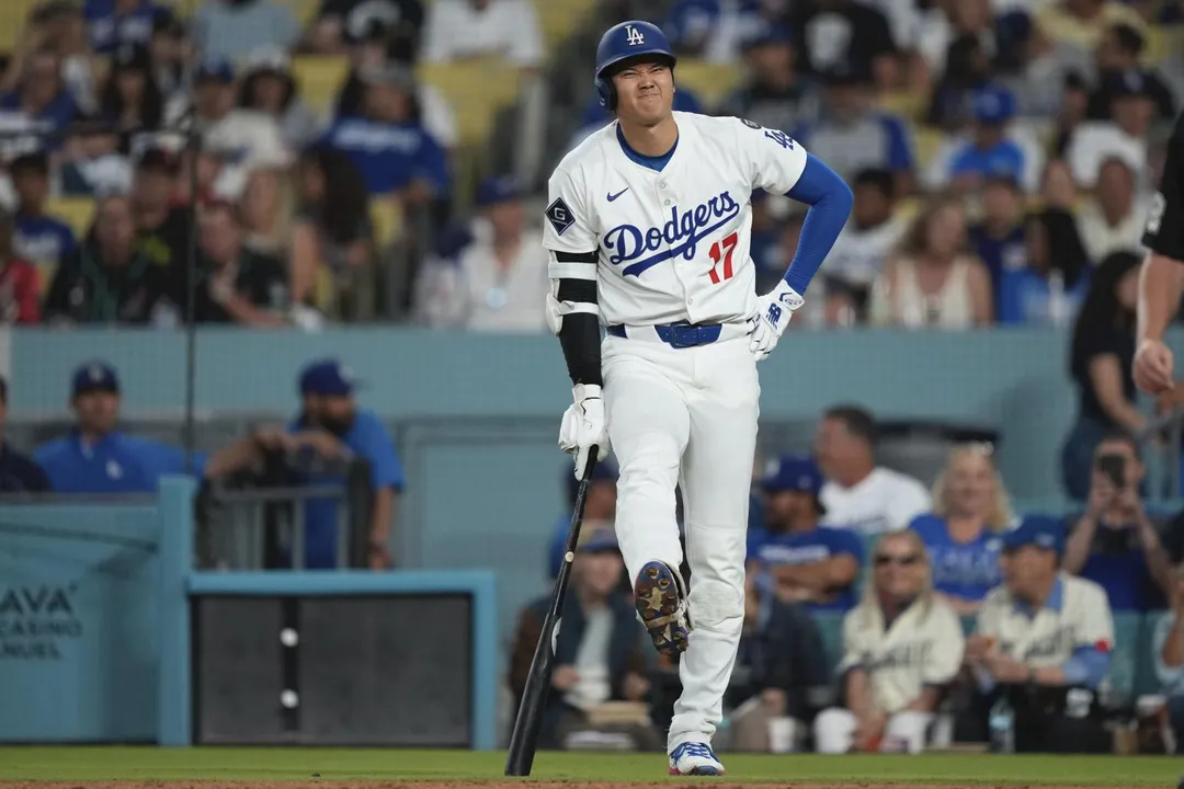 大谷翔平又有搞笑之舉。（圖／美聯社）