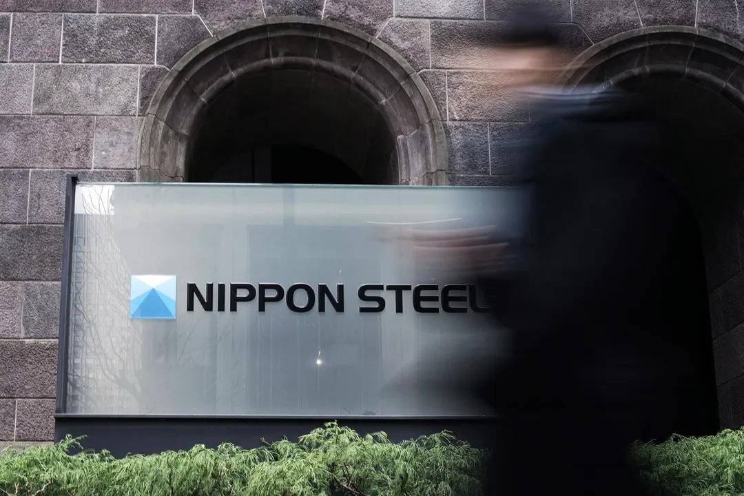 圖為在東京的日本製鐵總部。（圖／美聯社）