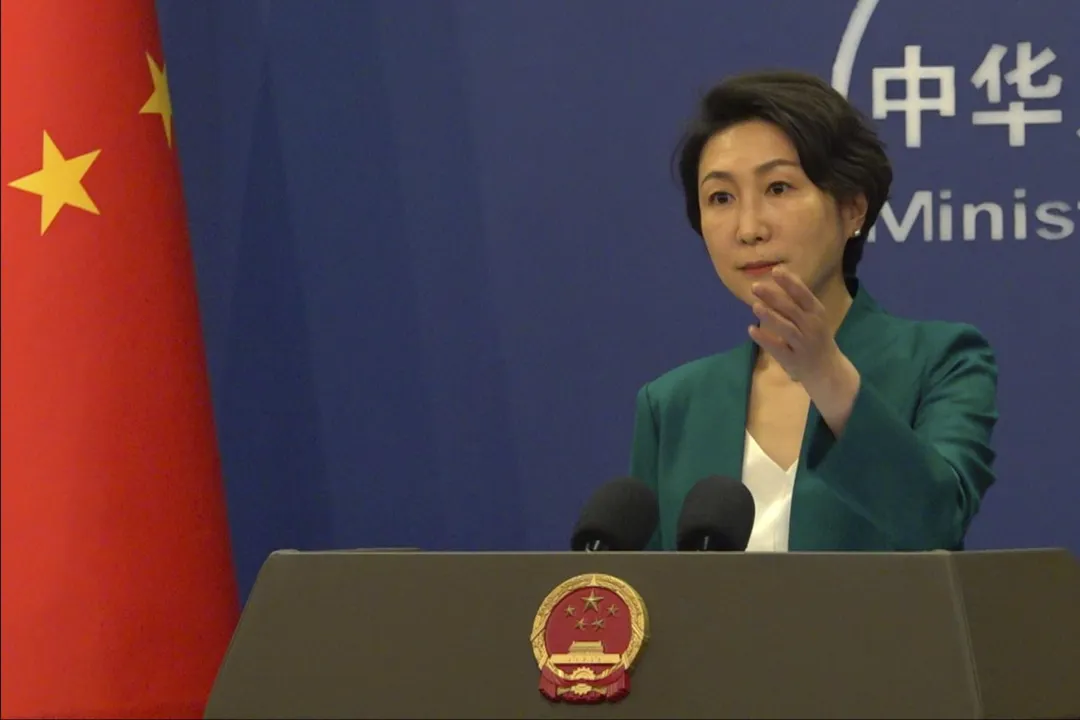 大陸外交部發言人毛寧。（圖／美聯社）