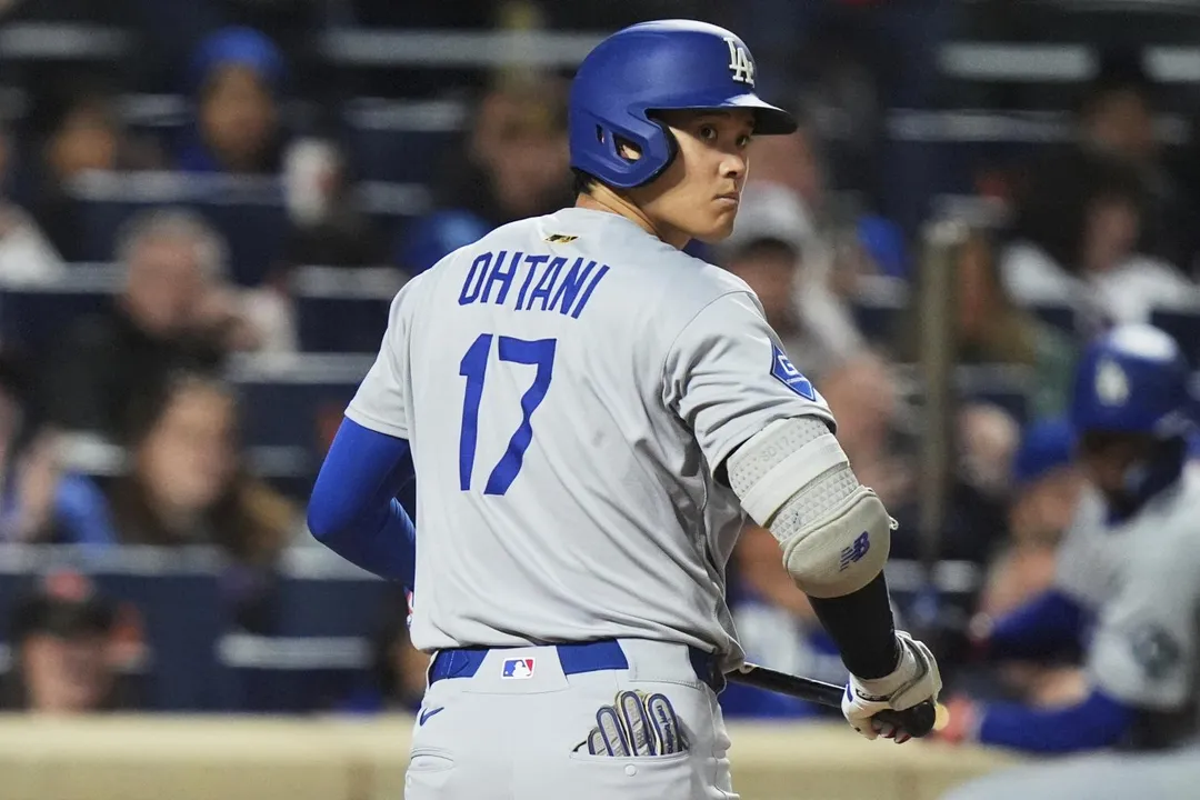 大谷翔平苦吞3K。(圖/美聯社)