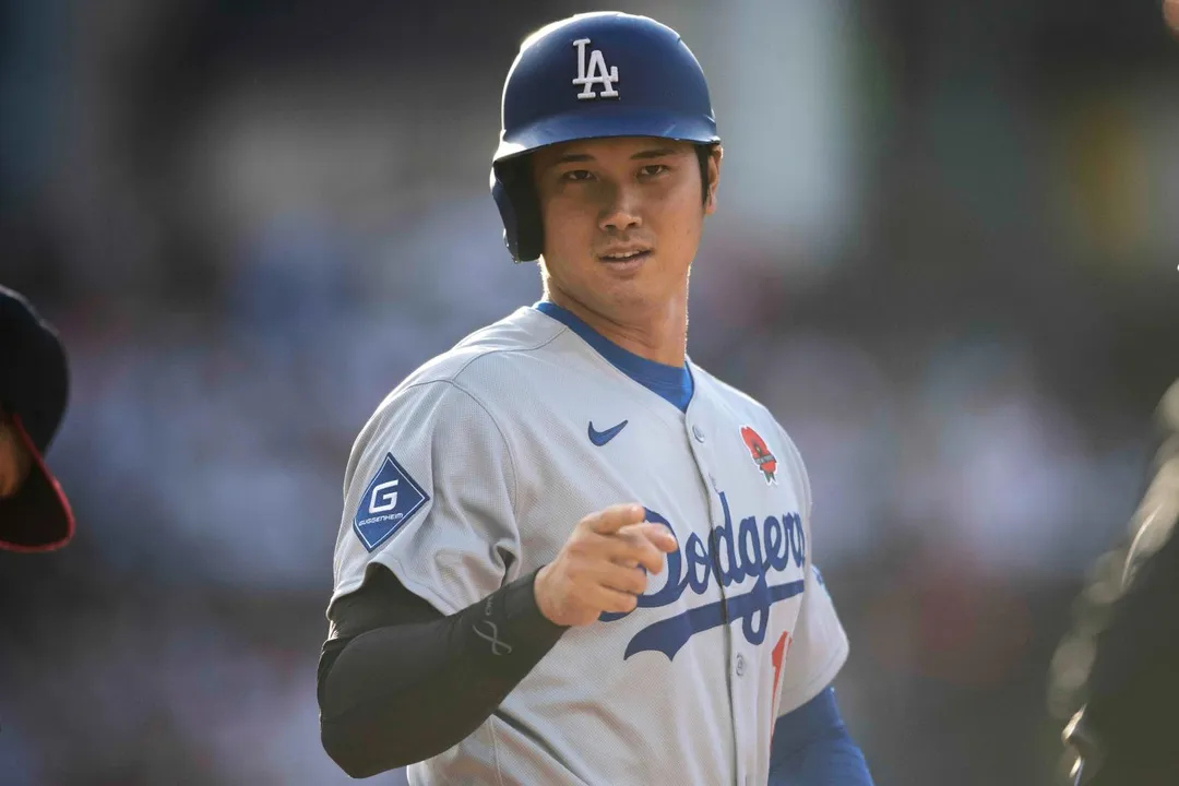大谷翔平首局就炸裂。（圖／美聯社）
