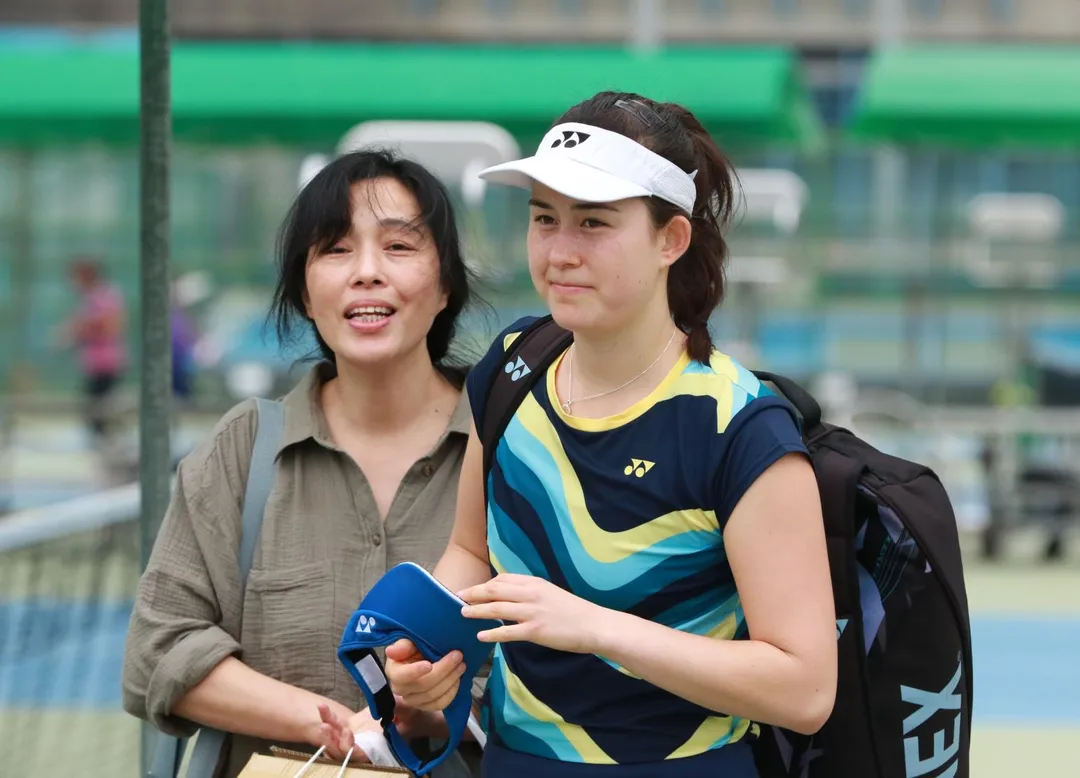 葛藍喬安娜的媽媽很開心女兒能晉級。（圖／蔡再基提供）
