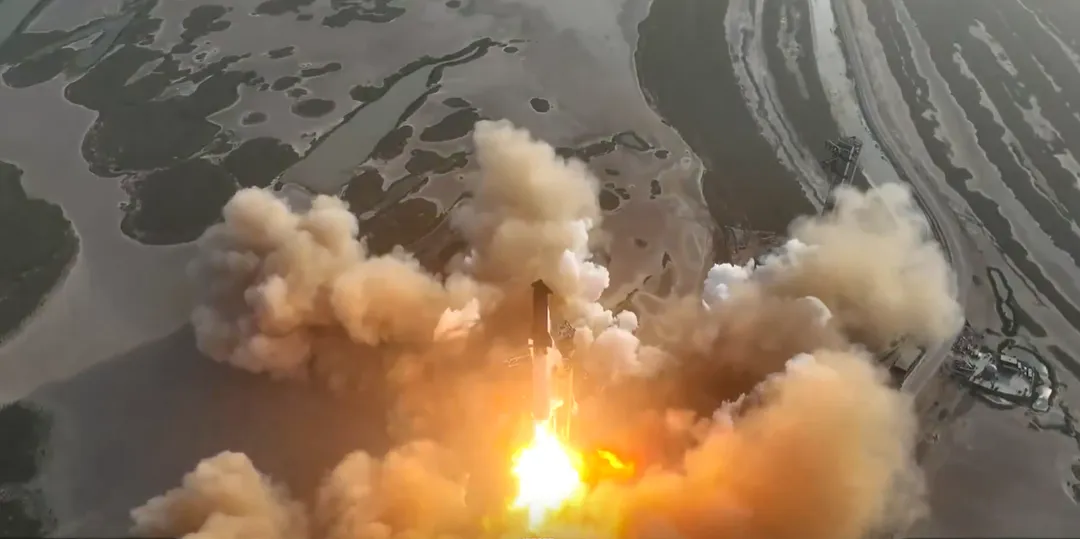 當地時間27日,SpaceX第九次試射「星艦」。(圖/翻攝自X@SpaceX)