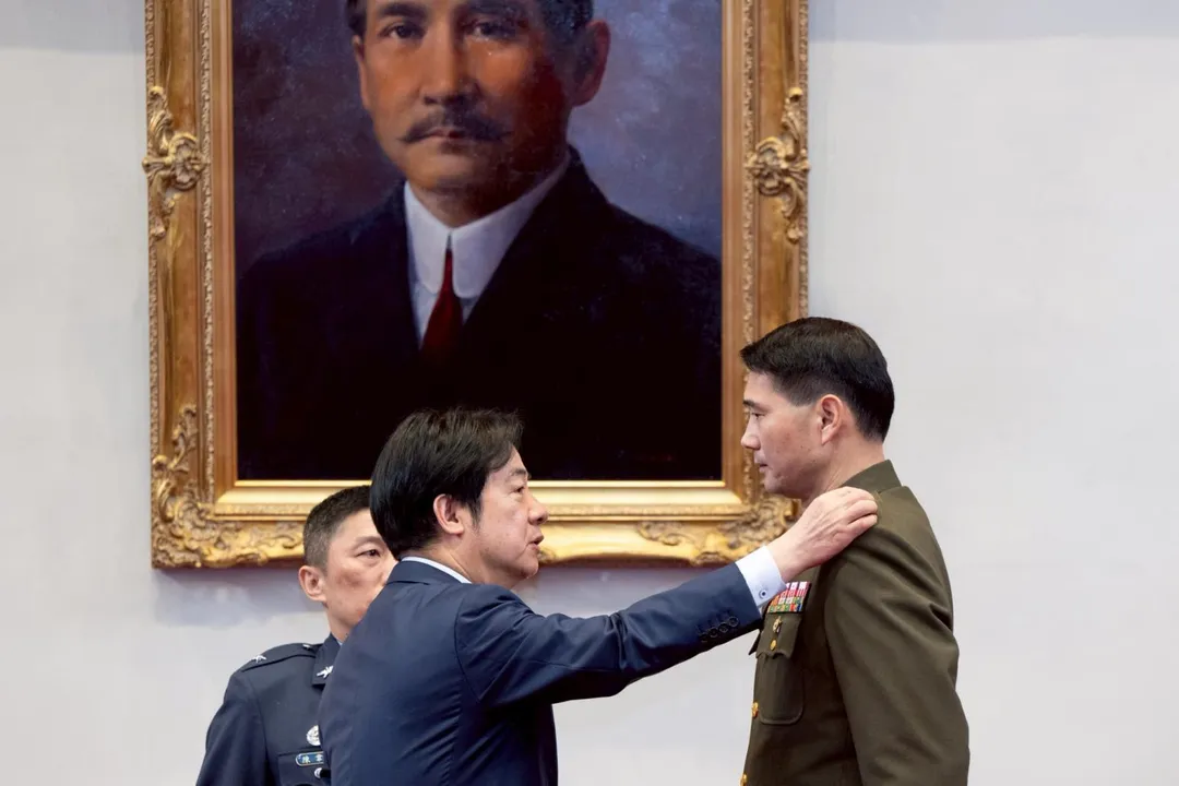 李正義晉升憲兵少將。(圖/總統府)