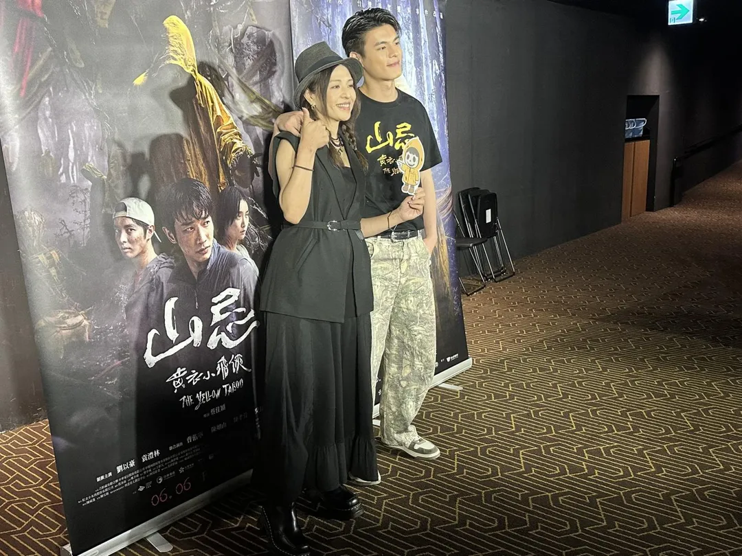 女星林葉亭到場看片力挺兒子。（圖／記者 伍映澄 攝）