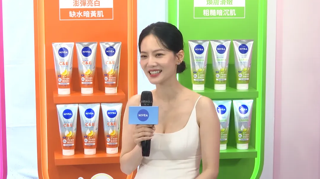 曾之喬坦言老公辰亦儒總是不吝給予她讚美與鼓勵，讓她感到很窩心。（圖／中天新聞）