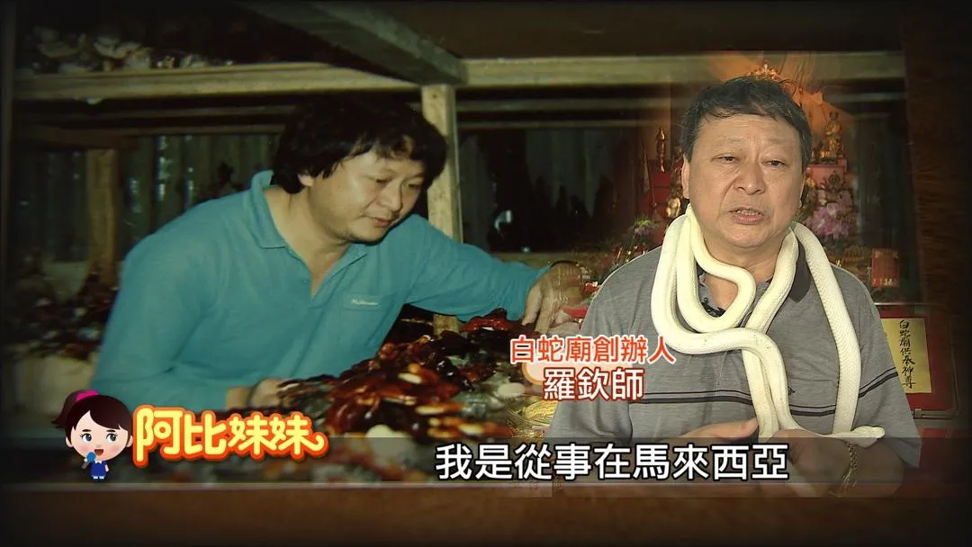阿比妹妹說》，主持人林慧君親自走訪白蛇廟，揭開傳說與現實交會的奇妙信仰故事。（圖／中天新聞）