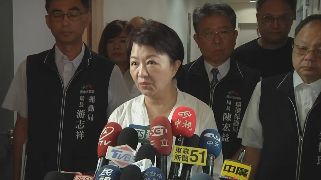 台中市長盧秀燕。（圖／中天新聞）