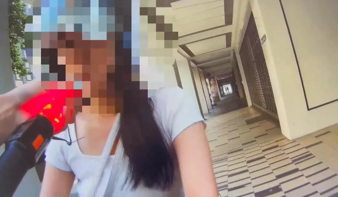 陸女酒測值超標遭送辦。（圖／翻攝畫面）