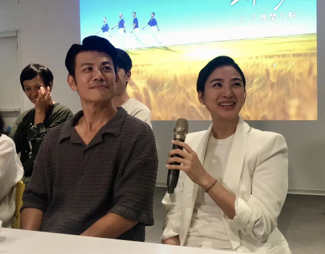 陳志強（左）表示曾智希仍在積極備孕中。（圖／記者郭竹倩 攝）