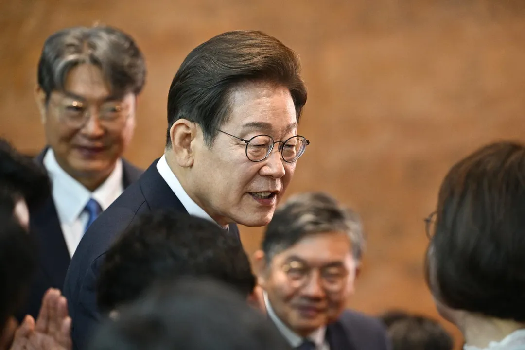 李在明經由韓國大選勝出，新任韓國總統。（圖／美聯社）