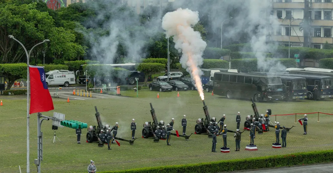 軍禮資料照。(圖/總統府提供)