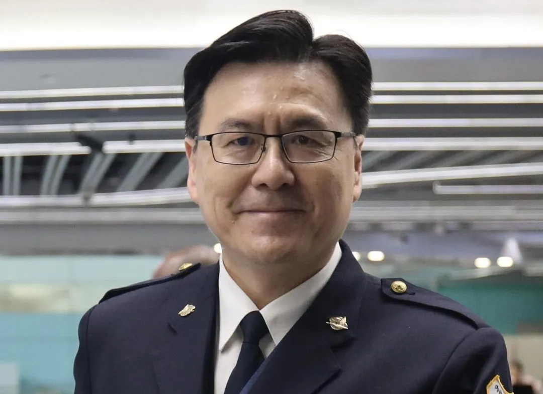 移民署新任主秘林澤謙。(圖/翻攝畫面)