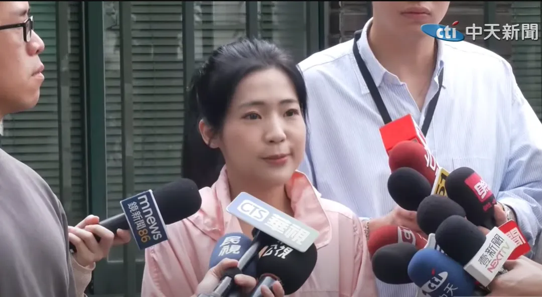 徐巧芯8日受訪。（圖／中天新聞）