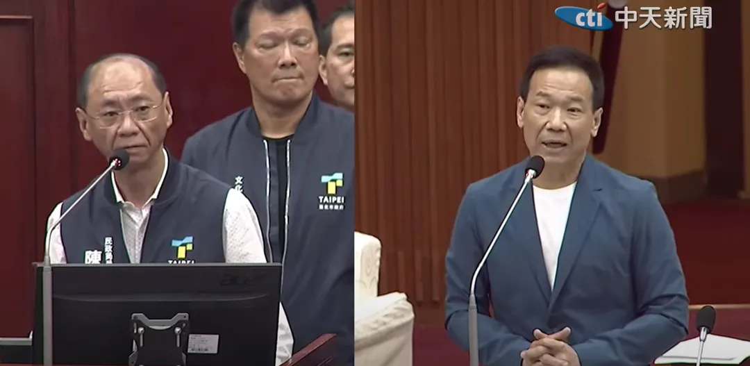 陳永德說，過去自己覺得卓榮泰是個溫和、講理的人。（圖／中天新聞）