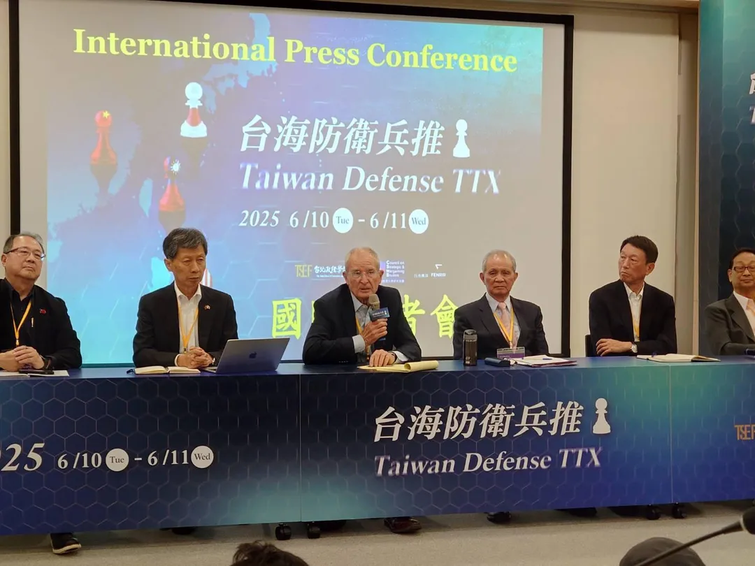 台海防衛兵推。（圖／中天新聞）
