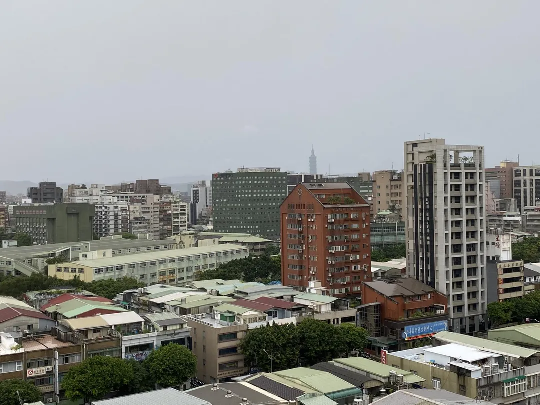 台北市風勢。（圖/記者王鼎鈞攝）