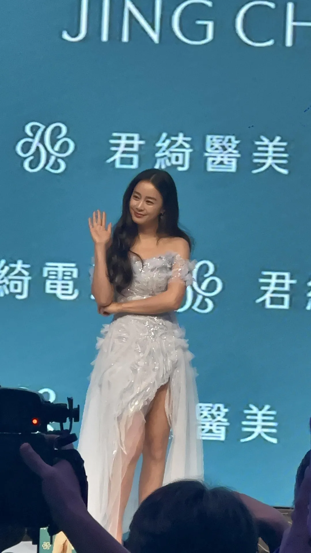 金泰希分享多年來維持好體態的秘訣。（圖／記者 伍映澄 攝）