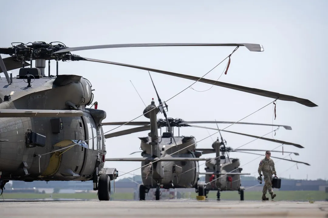 示意圖：UH-60M 黑鷹直升機。（資料照／美聯社）