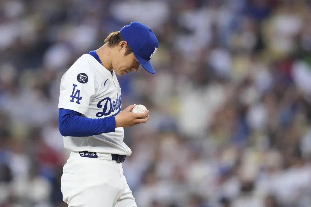 山本由伸不滿5局就爆5分。（圖／美聯社）