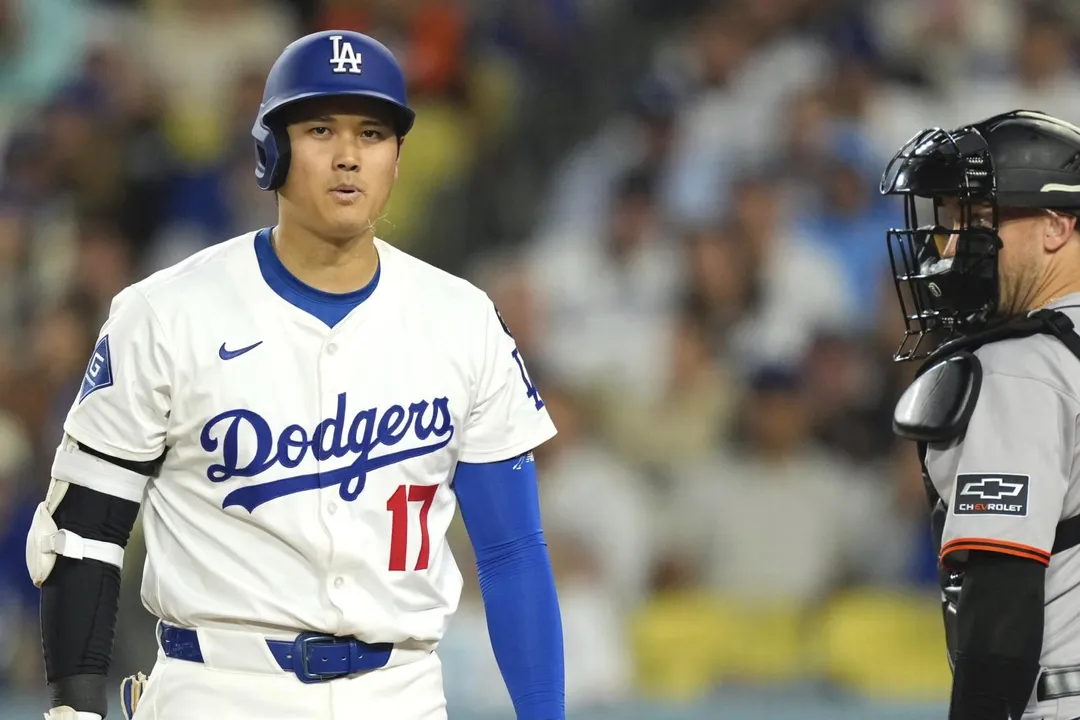 大谷翔平4打數沒安打。（圖／美聯社）