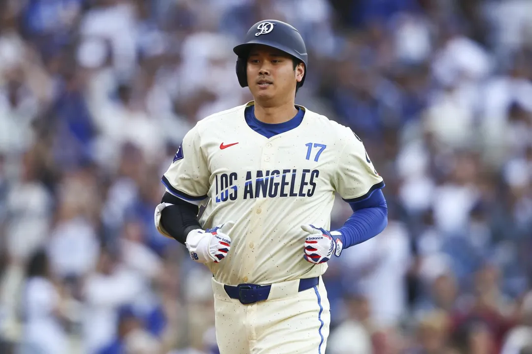 大谷暫居國聯全壘打王。（圖／美聯社）