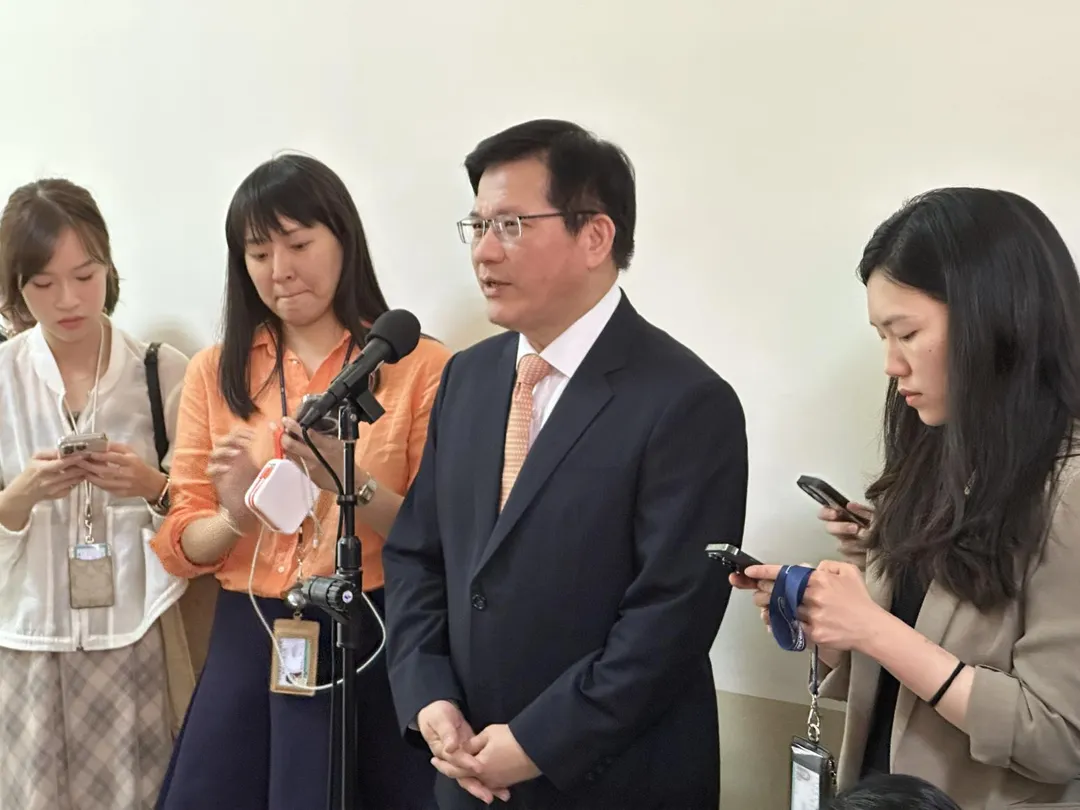 林佳龍認為台灣人民應向烏克蘭人學習。（資料圖／中天新聞）