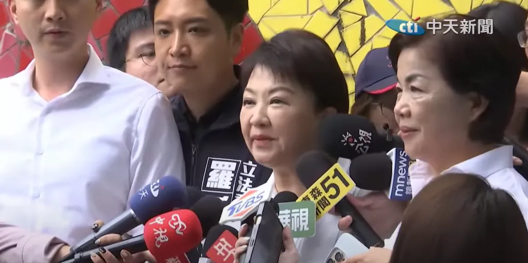 台中市長盧秀燕。（圖／中天新聞）