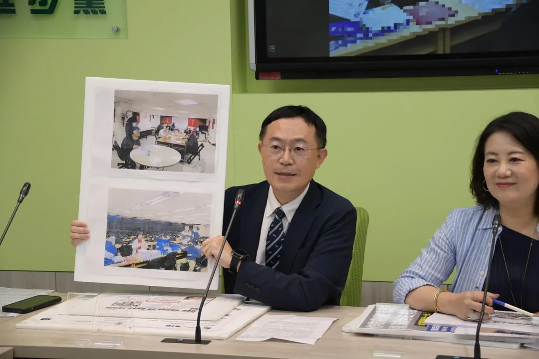 民進黨立委李坤城回任中央黨部發言人。（圖／民進黨提供）