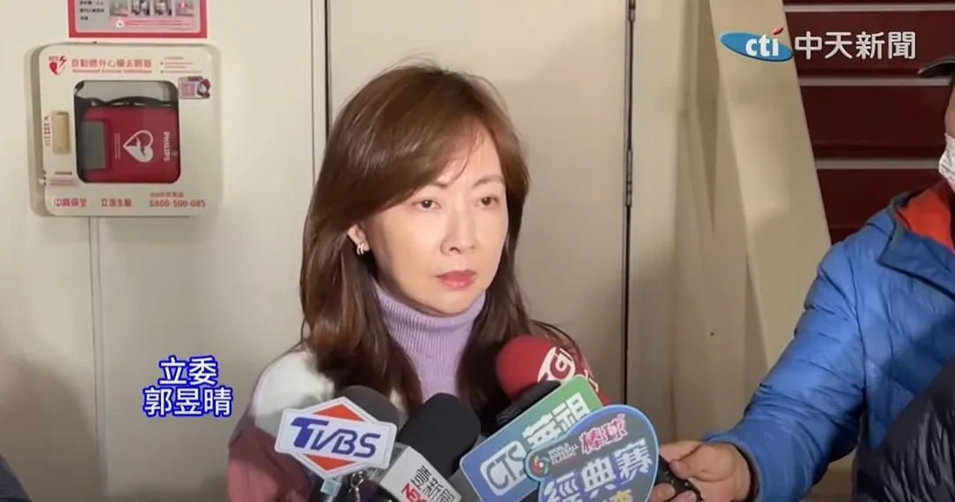 民進黨立委郭昱晴（攝自中天新聞）