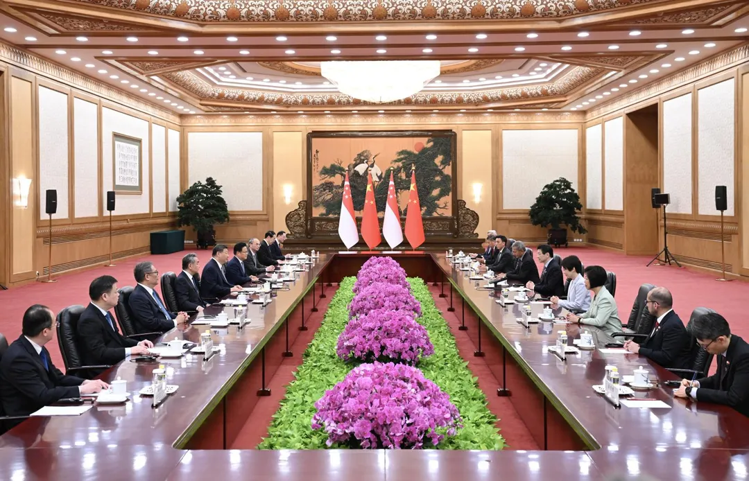 習近平在會談中強調，世界不能重拾霸權主義。（圖／新華社）