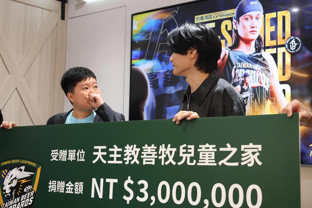 高錦瑋個人捐出300萬元作慈善。（圖／譚兆青攝）