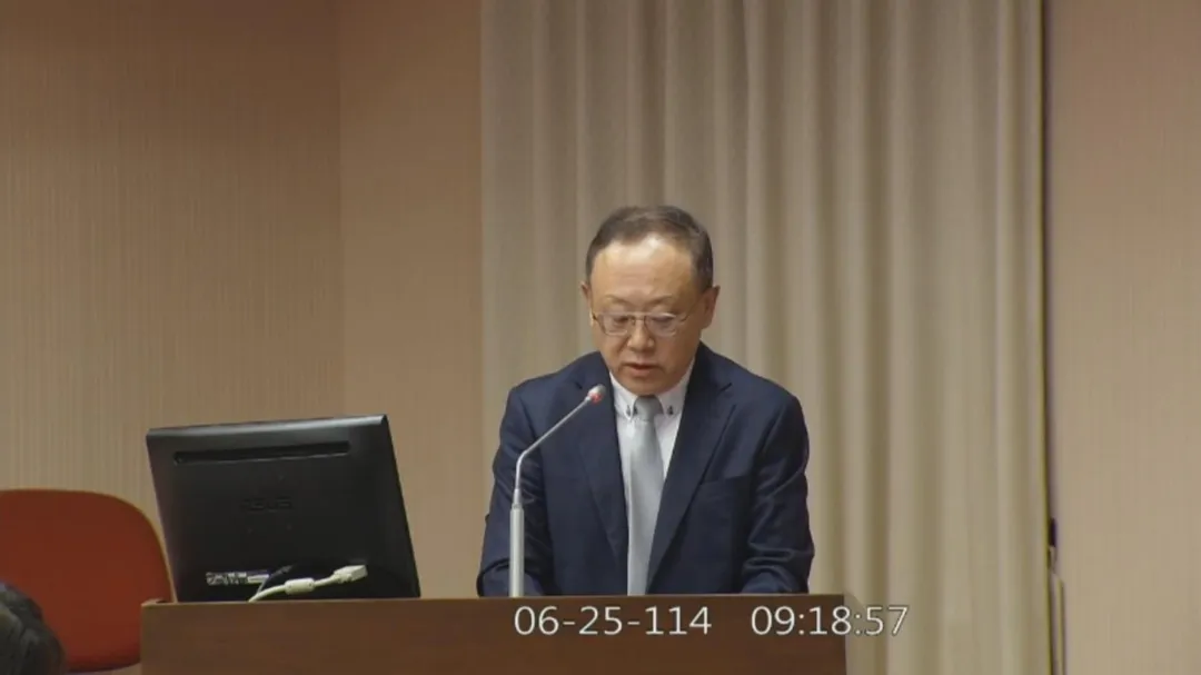 高鐵董事長史哲赴立法院報告並備詢。（圖／立法院頻道）