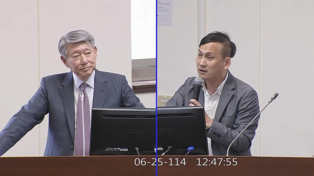 經濟部長郭智輝、立委葉元之。（圖／立法院轉播平台）
