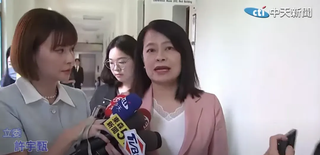 國民黨立委許宇甄。（圖／中天新聞）