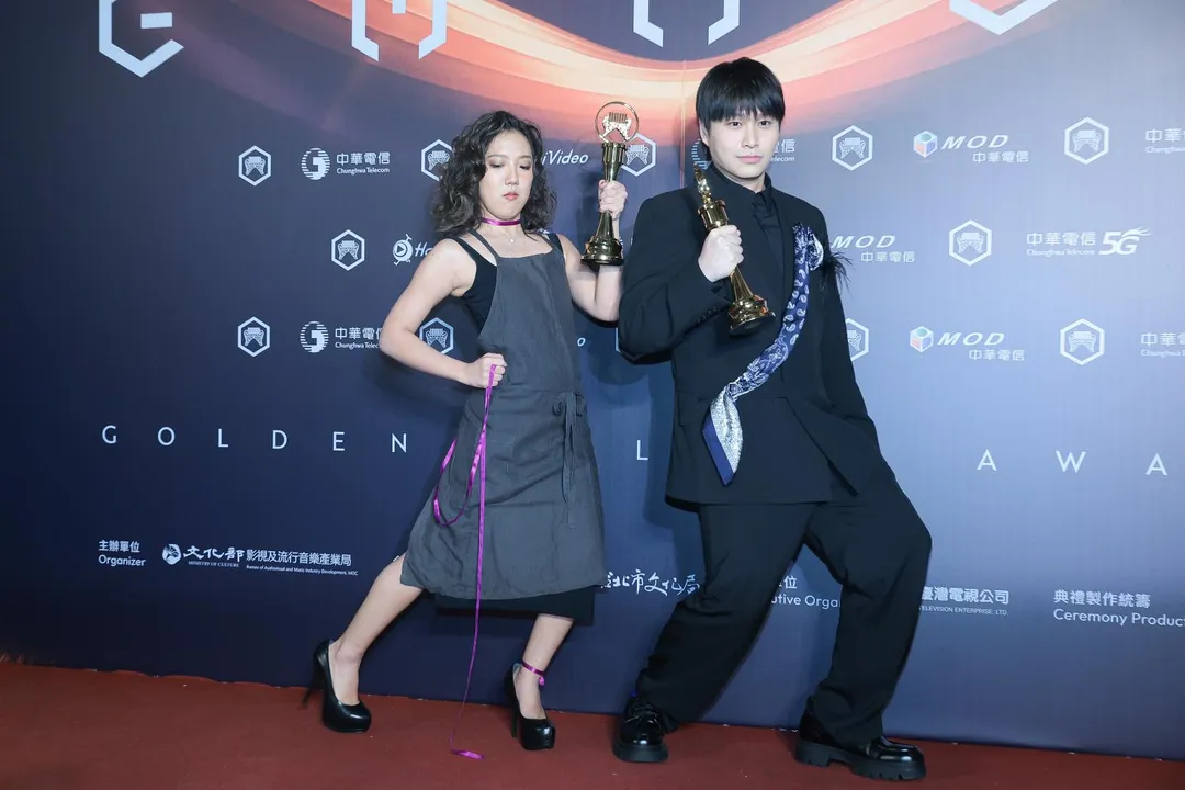 李竺芯（左）、陳以恆奪台語歌后、歌王。（圖／中國時報 陳俊吉、郭吉銓攝）