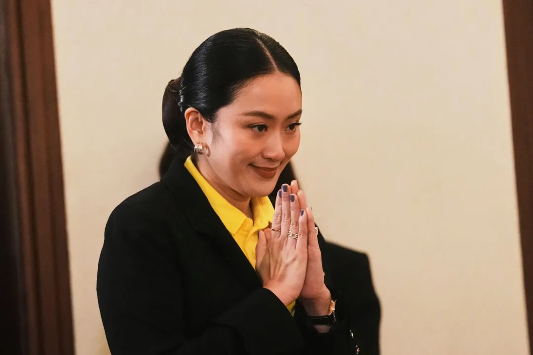 泰國總理貝東塔遭暫停職務。(資料照/美聯社)